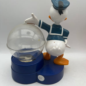 Rare Vintage 1988 Disney Donald Duck Gumball Machine Coin Bank Superior FRENLY BRICKS - Open 7 Days