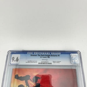 DC Comics - Batman: The Dark Knight Returns #4 –  CGC 9.6 FRENLY BRICKS - Open 7 Days