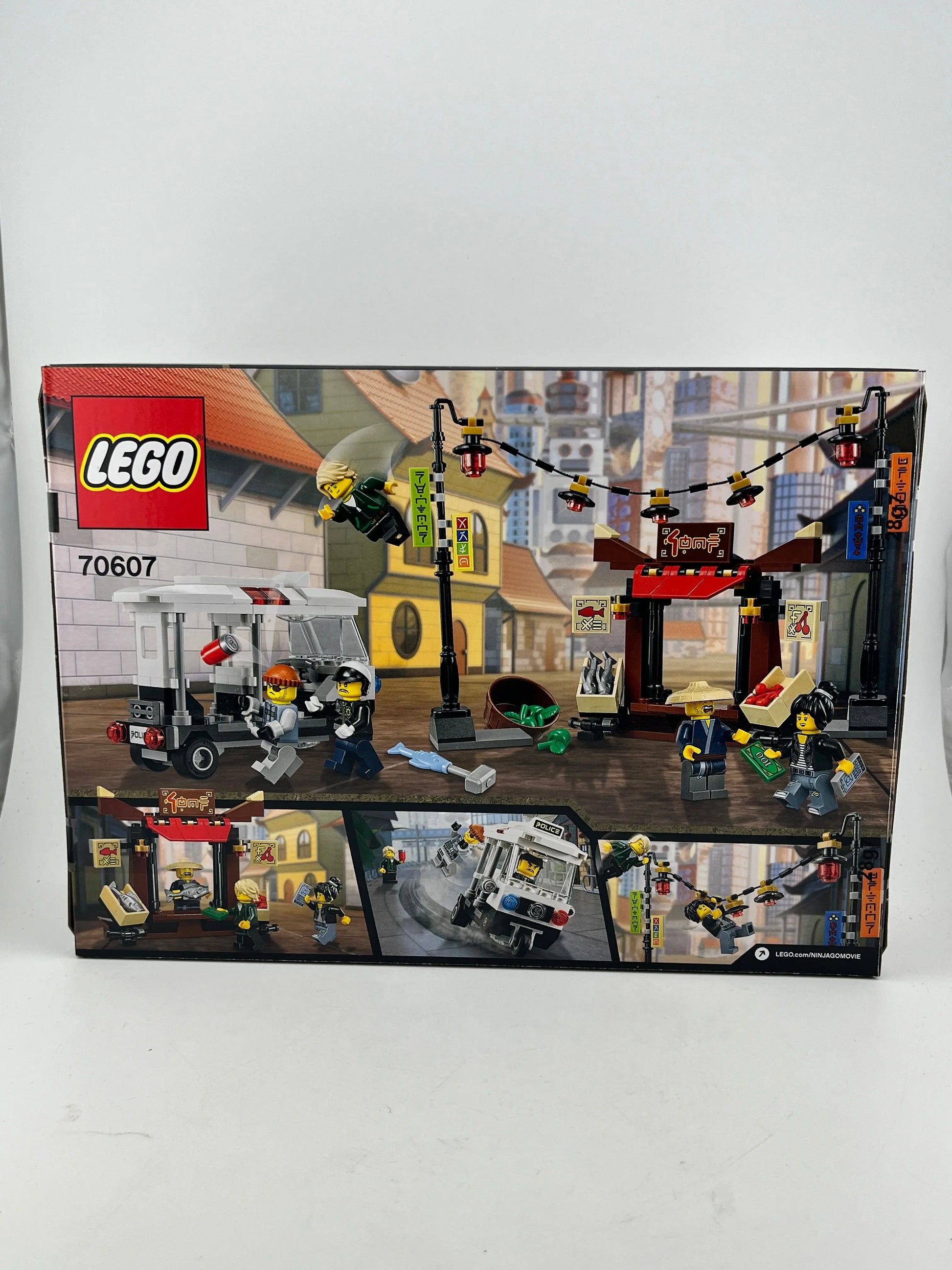 Lego The Ninjago Movie - City Chase 70607 - Sealed FRENLY BRICKS - Open 7 Days