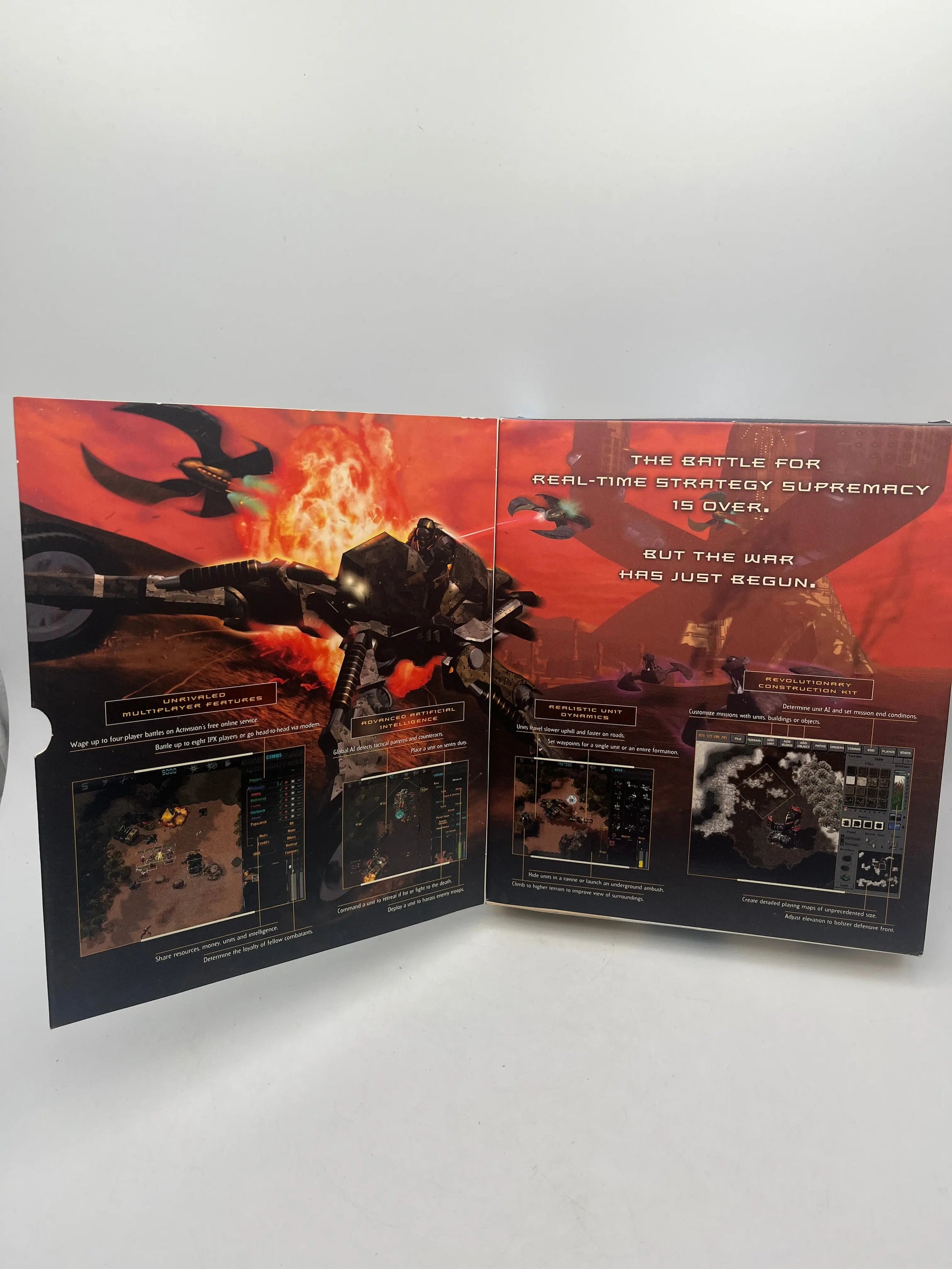 Dark Reign The Future Of War Big Box PC Game 1997 Activision +combinedshipping FRENLY BRICKS - Open 7 Days