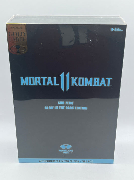 McFarlane Toys Mortal Kombat Sub Zero GITD LE Gold Label Brand NEW Sealed FRENLY BRICKS - Open 7 Days