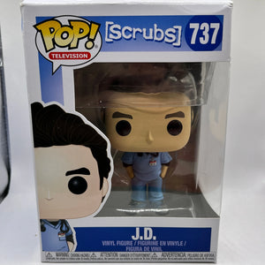 Funko POP! Television [Scrubs] - J.D. #737 - Vinyl Collectable FRENLY BRICKS - Open 7 Days