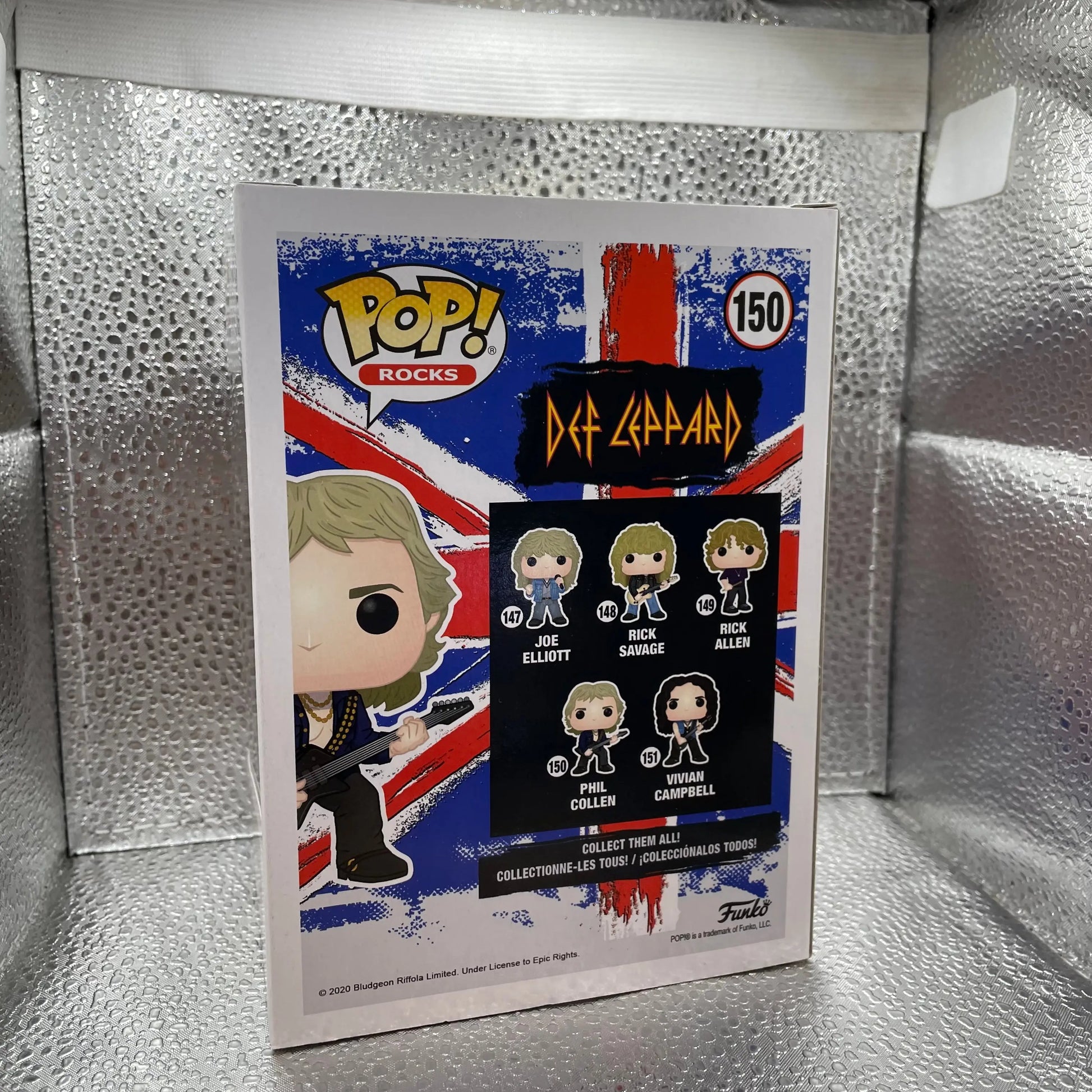 Phil Collen 150 ~ Def Leppard ~ Funko Pop Vinyl ~ Rocks FRENLY BRICKS - Open 7 Days