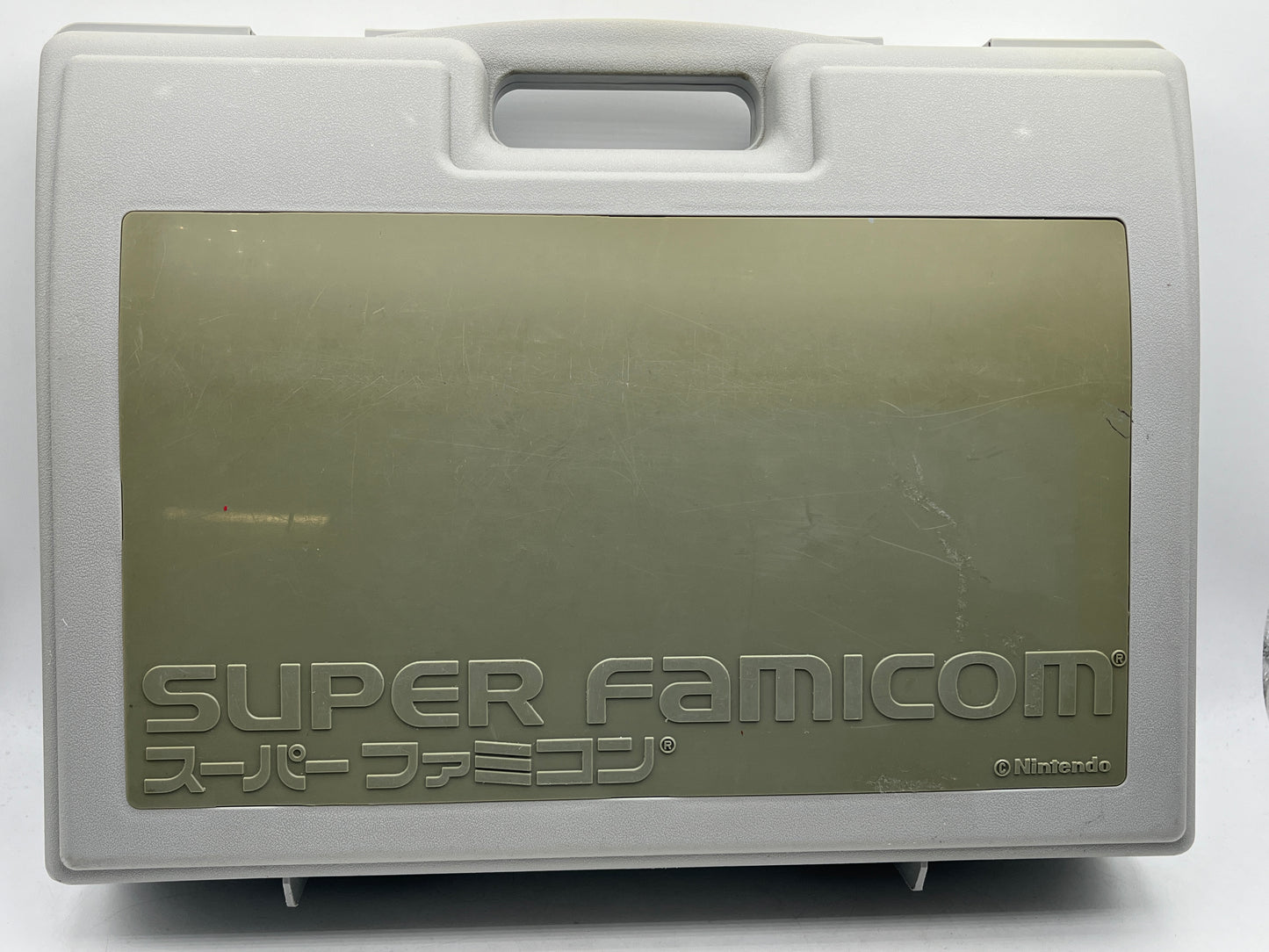 Nintendo Super Famicom Console with Mario World Storage Case &Game Japanese SNES