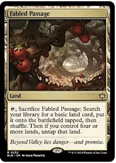 Fabled Passage Bloomburrow (R) Collector #: 0252 FRENLY BRICKS - Open 7 Days