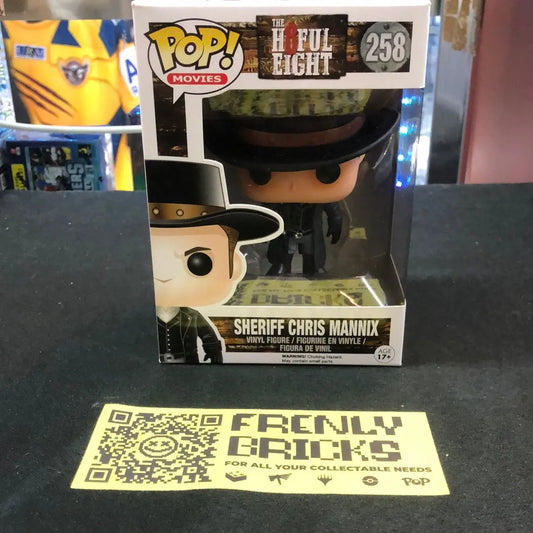 The Hateful Eight Sheriff Chris Mannix Pop! Vinyl Figure #258 FRENLY BRICKS - Open 7 Days