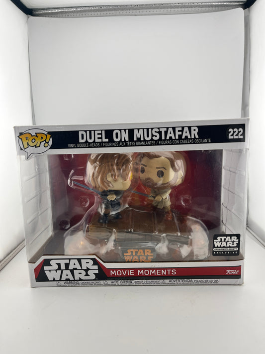 Funko POP! Star Wars Movie Moments - Duel On Mustafar #222 - Exclusive FRENLY BRICKS - Open 7 Days