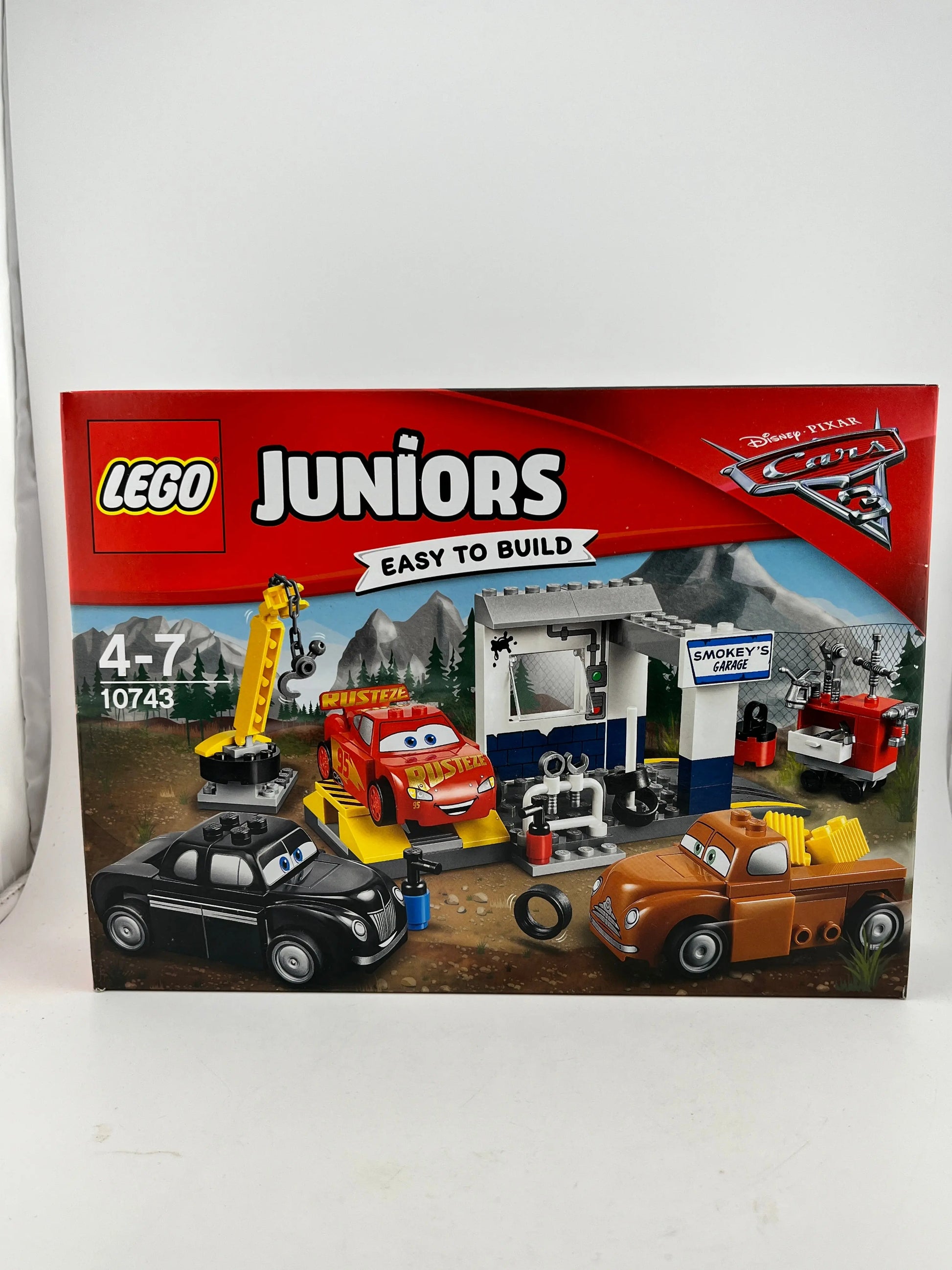 Lego Cars 3 - Smokey’s Garage 10743 - Sealed FRENLY BRICKS - Open 7 Days
