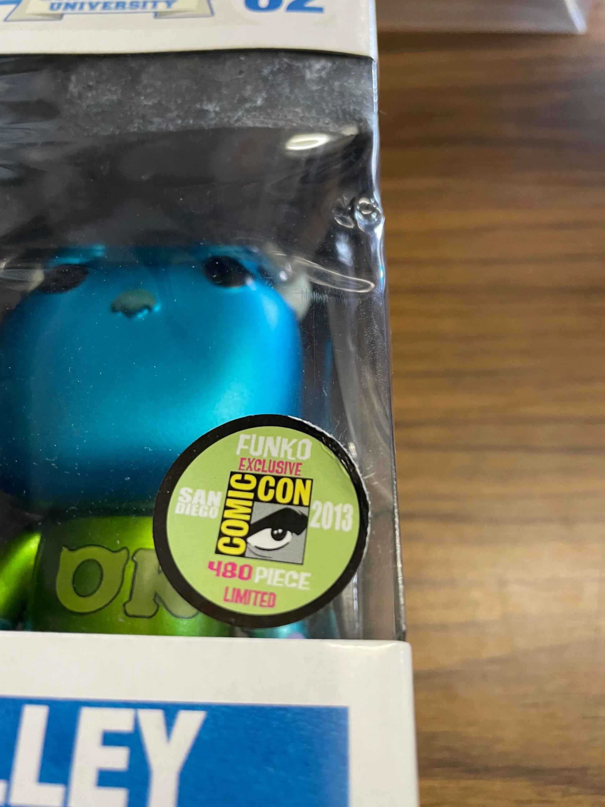 Funko Pop - Sulley (Metallic) - SDCC Exclusive - 180 Piece Limited Numbered - #62 DISNEY FRENLY BRICKS - Open 7 Days