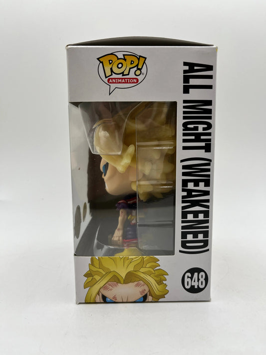 Funko POP! Animation My Hero Academia All Might (Weakened) #648 - Vinyl Collectable FRENLY BRICKS - Open 7 Days
