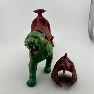 Vintage He-Man Battle Cat - Masters Of The Universe Mattel - 1982 FRENLY BRICKS - Open 7 Days