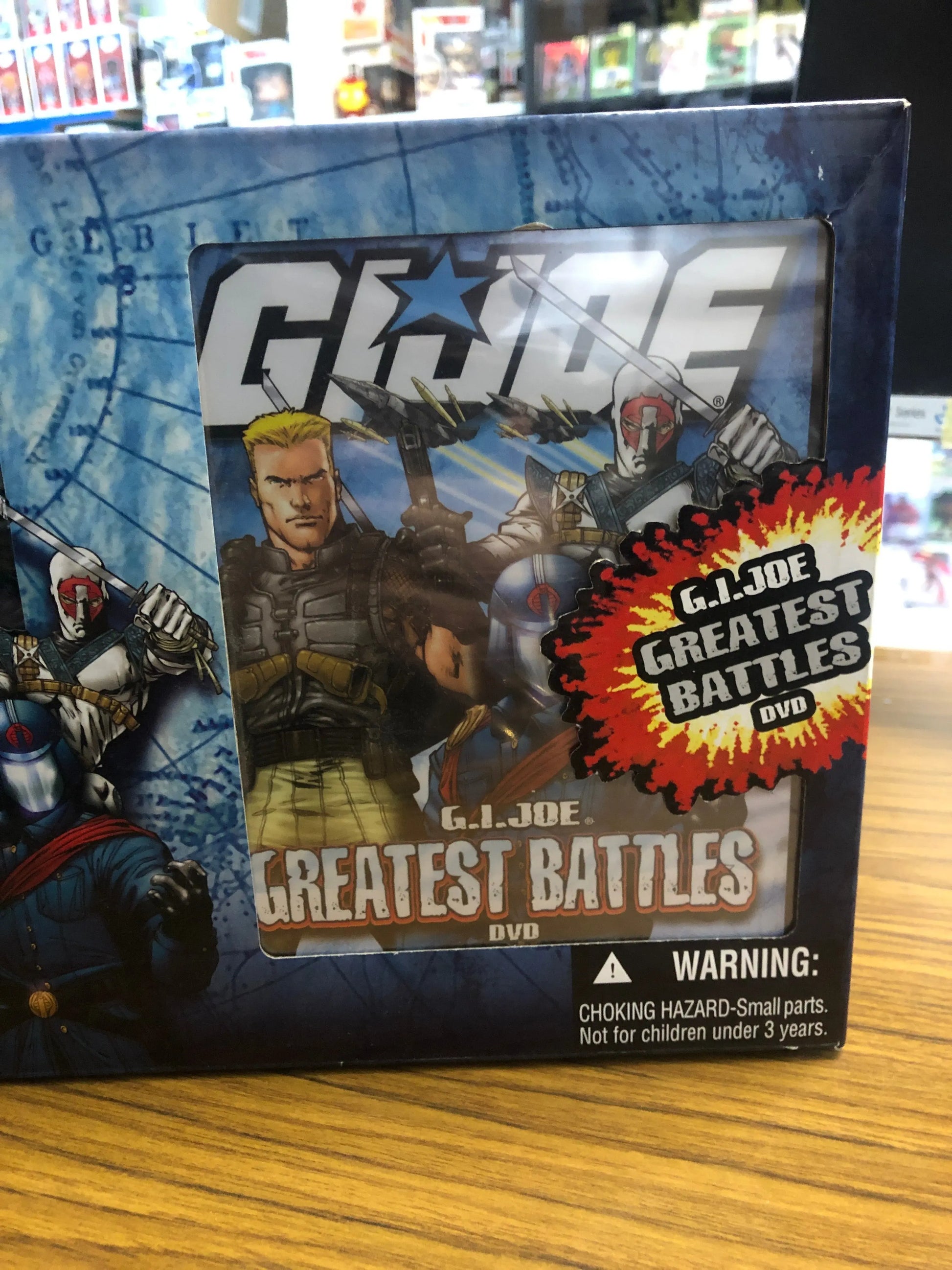 G.I.Joe Greatest Battles Dvd Cobra Commander Storm Shadow Snake Eyes Duke 4 Pk FRENLY BRICKS - Open 7 Days