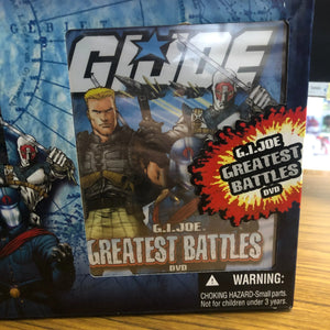 G.I.Joe Greatest Battles Dvd Cobra Commander Storm Shadow Snake Eyes Duke 4 Pk FRENLY BRICKS - Open 7 Days