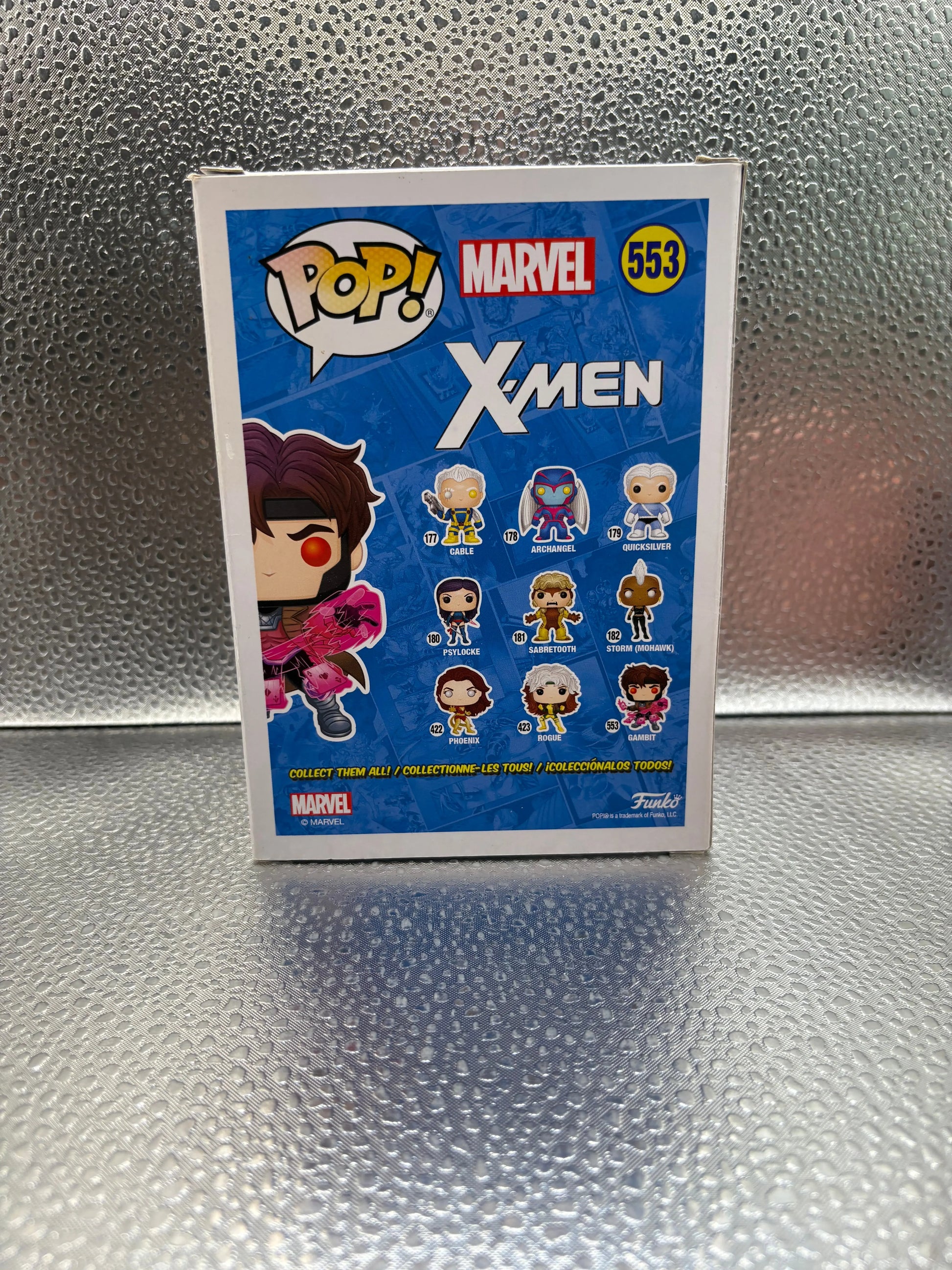 Funko Pop Vinyl #553 X-Men Gambit FRENLY BRICKS - Open 7 Days