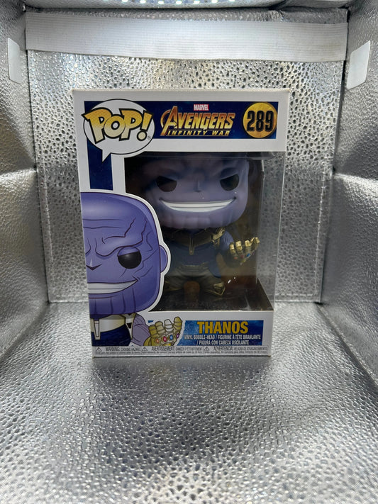 Funko Pop Marvel #289 Thanos FRENLY BRICKS - Open 7 Days