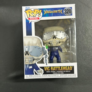 Megadeth - Vic Rattlehead #320 Pop! Vinyl FRENLY BRICKS - Open 7 Days