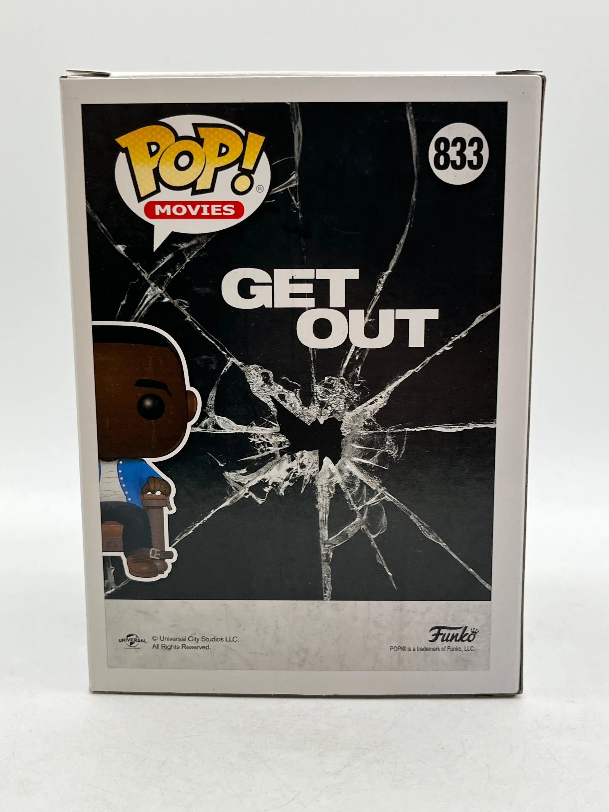 Funko POP! Movies Get Out - Chris Washington #833 - Vinyl Collectable FRENLY BRICKS - Open 7 Days