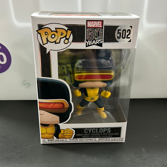 Funko Pop Cyclops # 502 Marvel First Appearance 80 Years Vinyl Figure FRENLY BRICKS - Open 7 Days