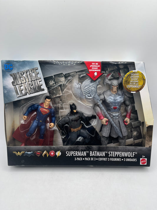 2017 Mattel DC Justice League Batman Steppenwolf Superman New Action Figure Set FRENLY BRICKS - Open 7 Days