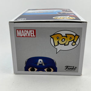 Funko POP! Marvel Spider-Man Homecoming - Captain America #693 - Exclusive FRENLY BRICKS - Open 7 Days