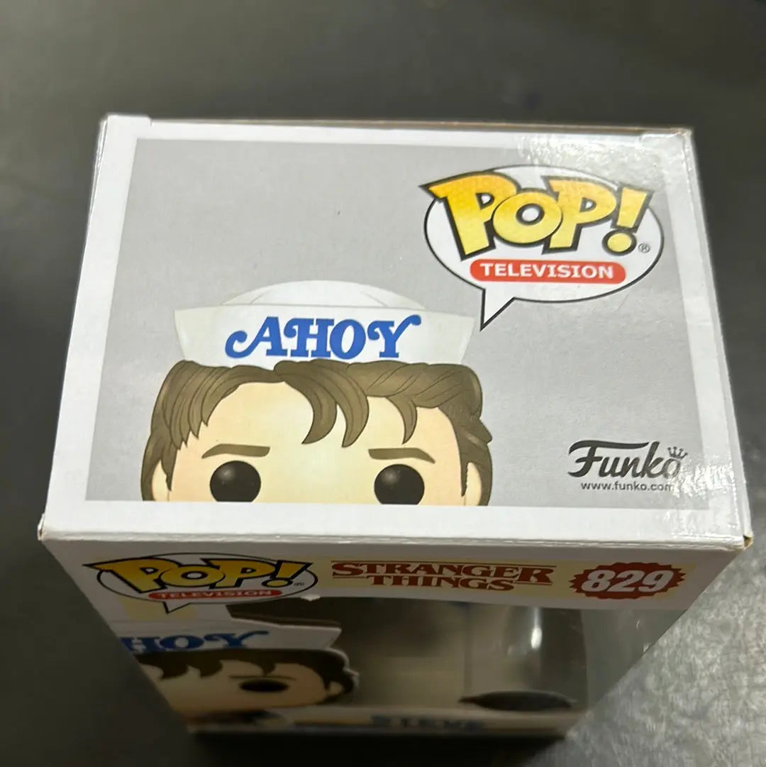 Funko Pop Stranger Things Steve #829 Scoops Ahoy FRENLY BRICKS - Open 7 Days