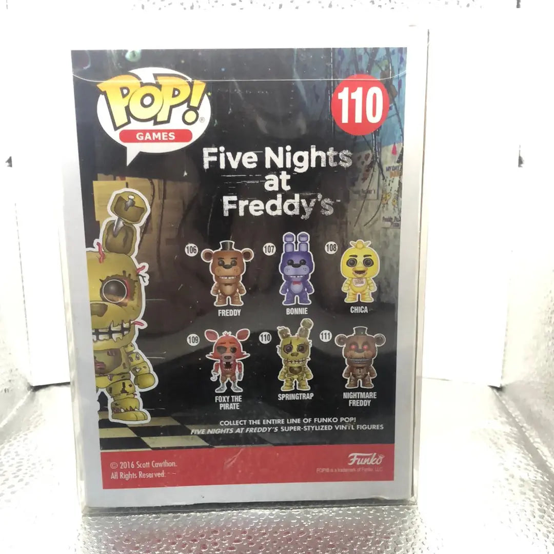 FUNKO POP VINYL 110 Springtrap (FNAF) - FRENLY BRICKS - Open 7 Days