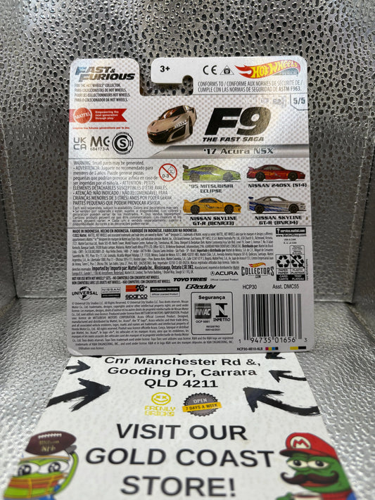 Hotwheels 17 Acura NSX FRENLY BRICKS - Open 7 Days