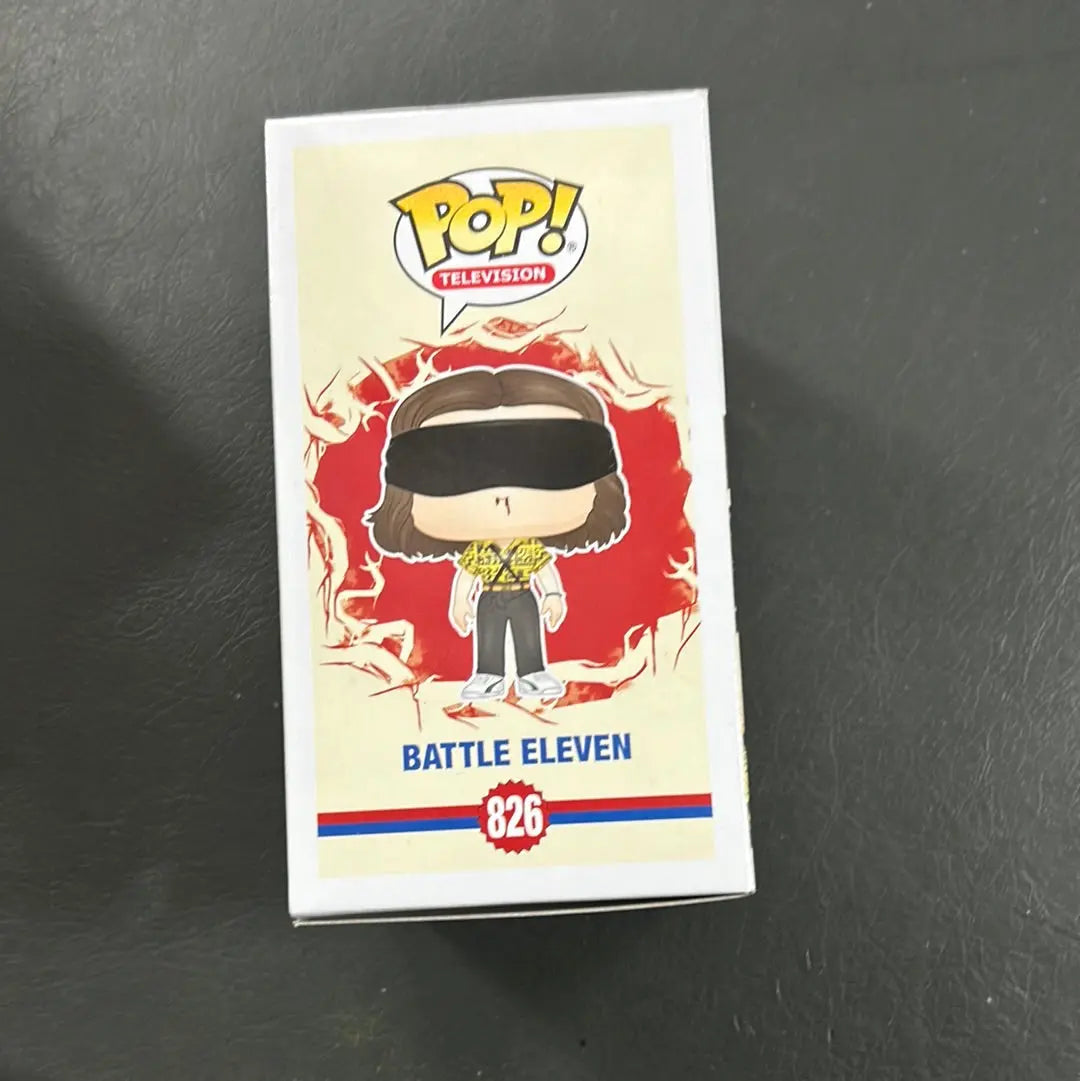 Pop Vinyl Stranger Things 826 Battle Eleven FRENLY BRICKS - Open 7 Days