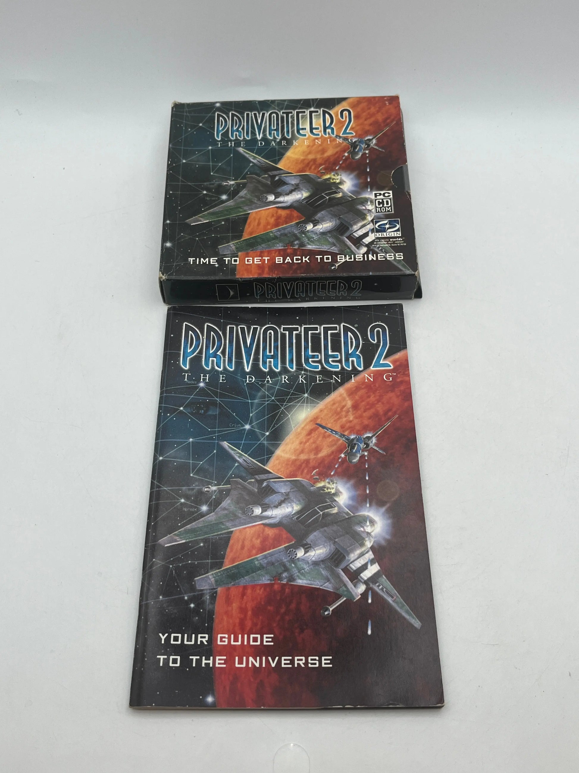 Privateer 2 The Darkening 1996 Origin Wing Commander Big Box PC CD-ROM Vintage FRENLY BRICKS - Open 7 Days