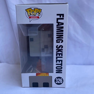 Funko POP! Minecraft - Flaming Skeleton #326 power wing - FRENLY BRICKS - Open 7 Days