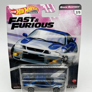 Hot Wheels Premium Quick Shifters Fast & Furious- Nissan Skyline GT-R (BCNR33) - Sealed FRENLY BRICKS - Open 7 Days