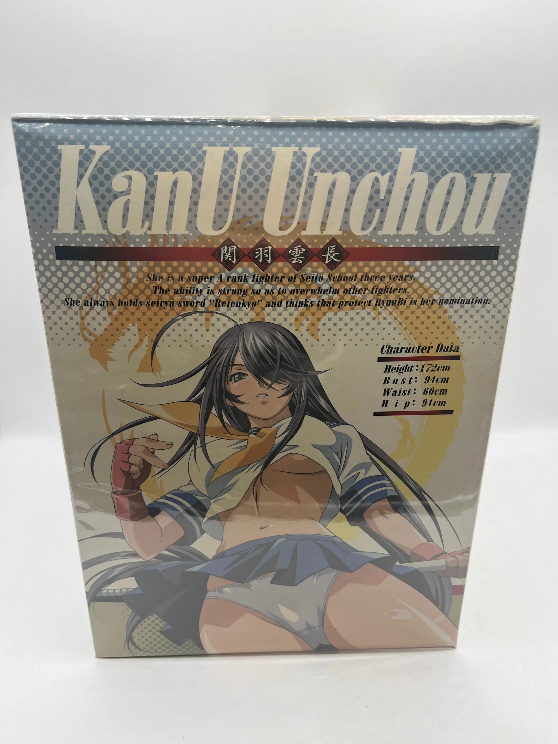Ikki Tousen Dragon Destiny Kanu Unchou Chengdu School Uniform Ver. Figure NIB FRENLY BRICKS - Open 7 Days