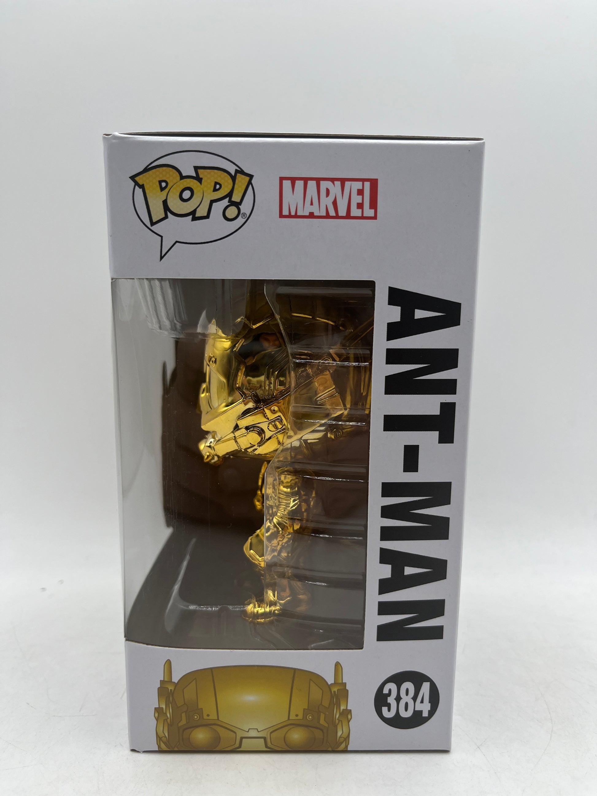 Funko Pop Marvel Studios The First 10 Years 384 Gold Ant-Man Vinyl Figure image 3