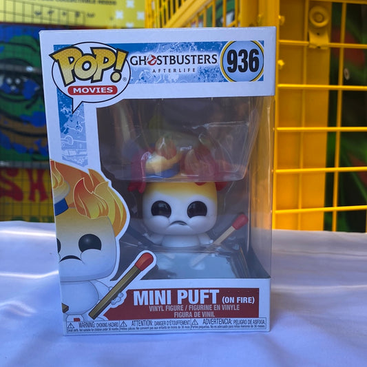 Funko POP! Mini Puft #936 on fiyah - FRENLY BRICKS - Open 7 Days