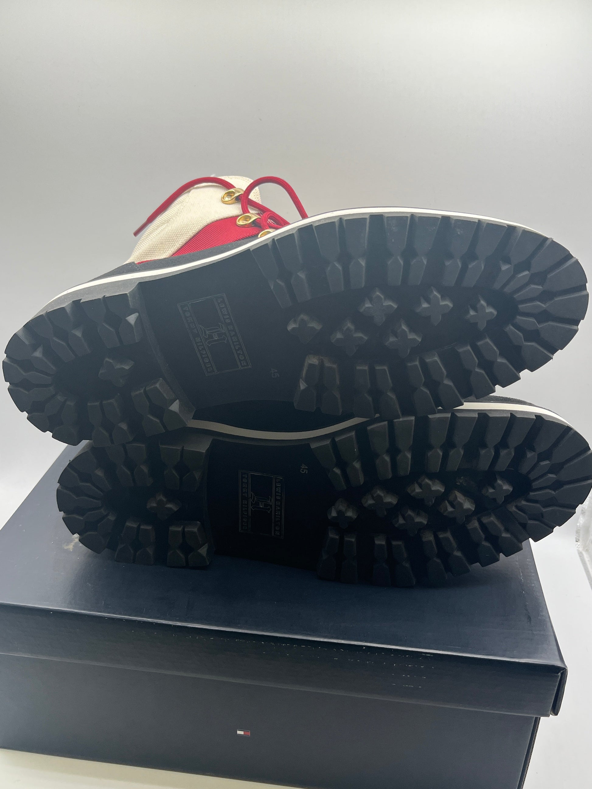 Trekking shoes TOMMY X Lewis Hamilton EXPEDITION FRENLY BRICKS - Open 7 Days