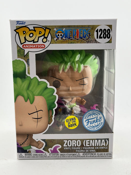 Funko POP! Animation One Piece - Zoro (Enma) #1288 - Glow Special Edition - Vinyl Collectable FRENLY BRICKS - Open 7 Days