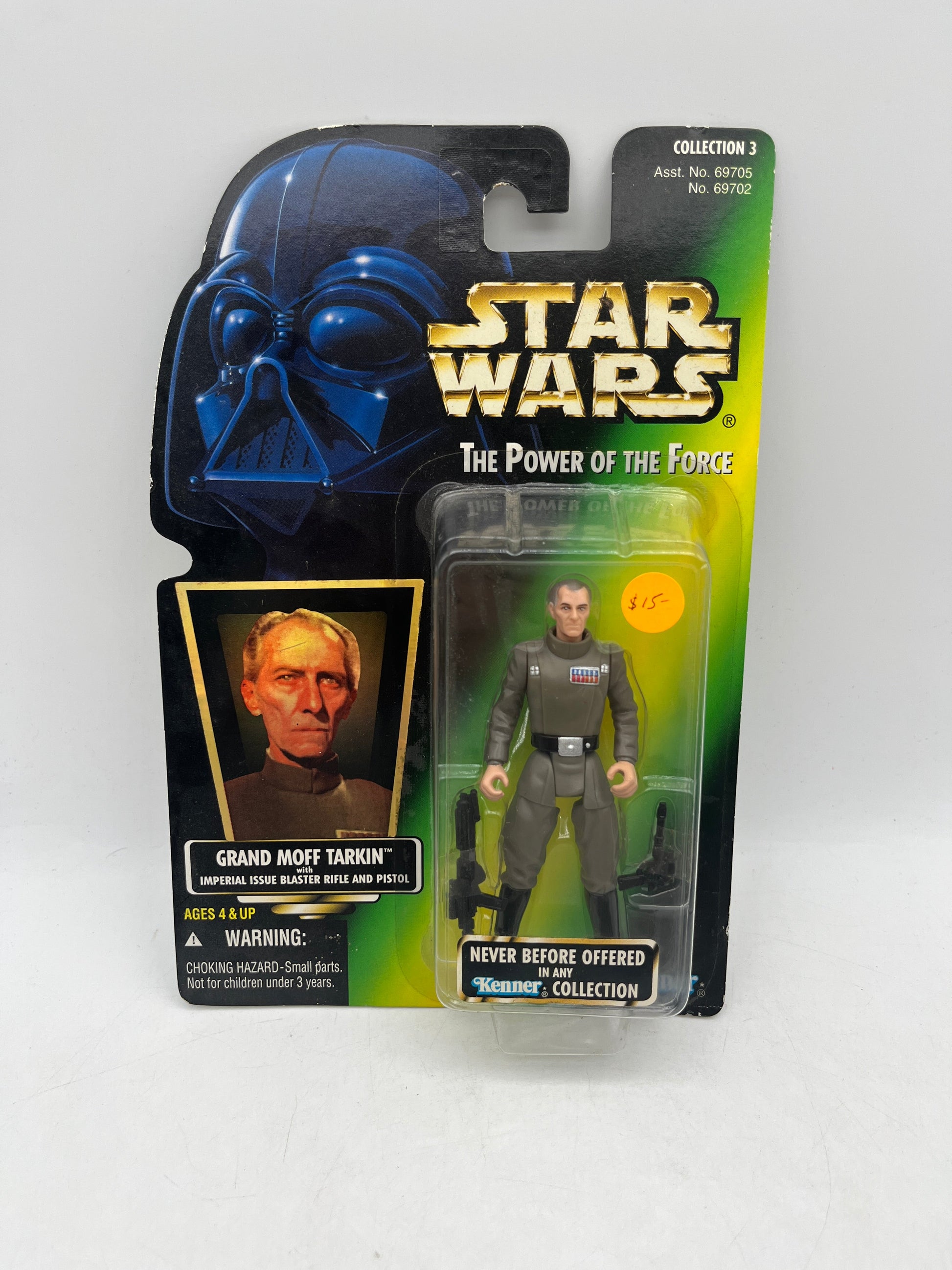 Star Wars Power of the Force Grand Moff Tarkin Action Figure 1996 FRENLY BRICKS - Open 7 Days