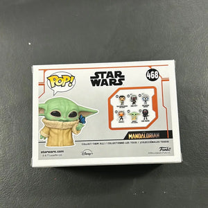 Grogu with Butterfly #468 ~ Star Wars: The Mandalorian ~ Funko Pop Vinyl FRENLY BRICKS - Open 7 Days