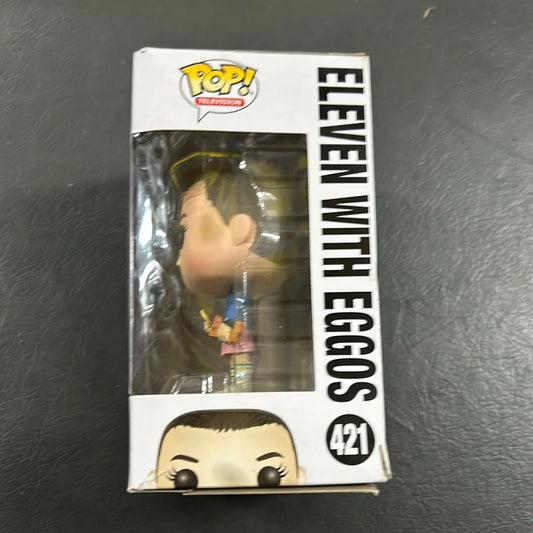 Eleven with Eggos 421 ~ Stranger Things ~ Funko Pop Vinyl ~ Netflix Television FRENLY BRICKS - Open 7 Days