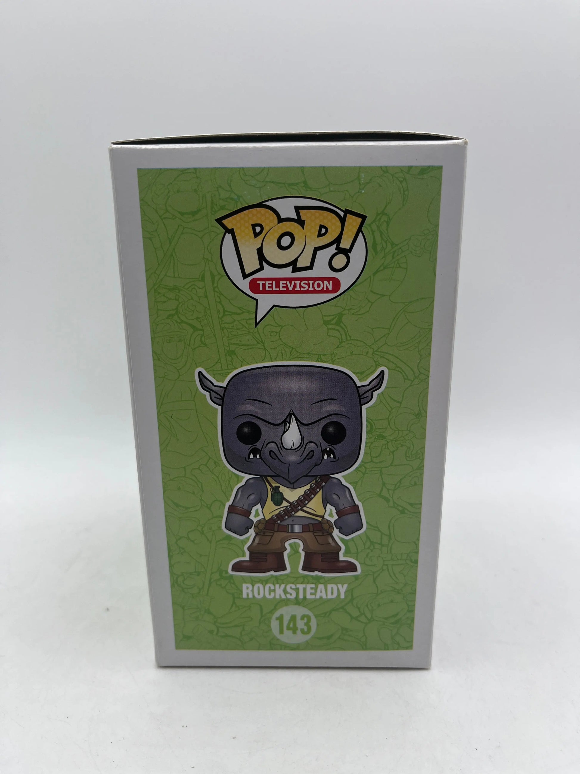 Funko Pop! Television TMNT Teenage Mutant Ninja Turtles Rocksteady #143 FRENLY BRICKS - Open 7 Days
