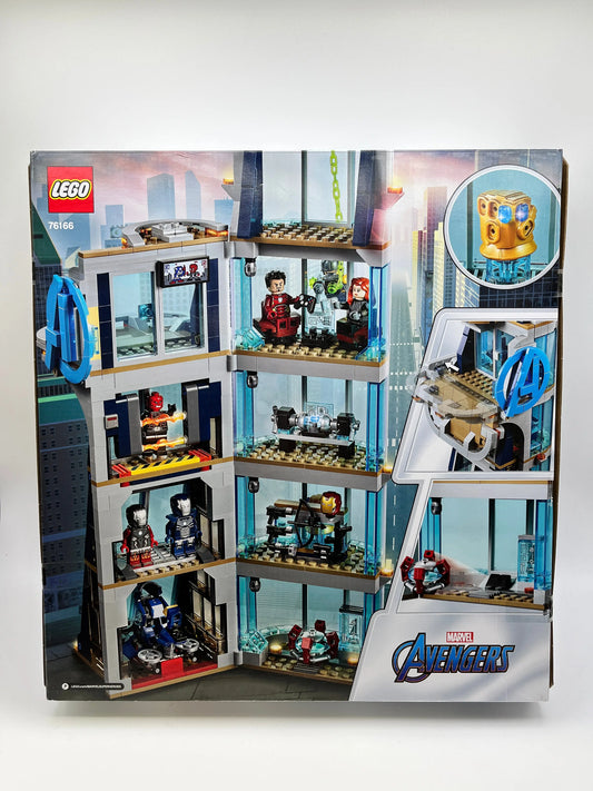 Lego Marvel 76166 Avengers  Tower Battle - Sealed FRENLY BRICKS - Open 7 Days