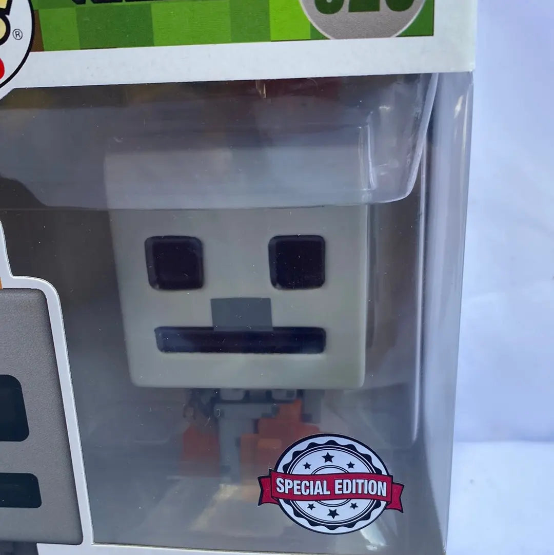 Funko POP! Minecraft - Flaming Skeleton #326 power wing - FRENLY BRICKS - Open 7 Days