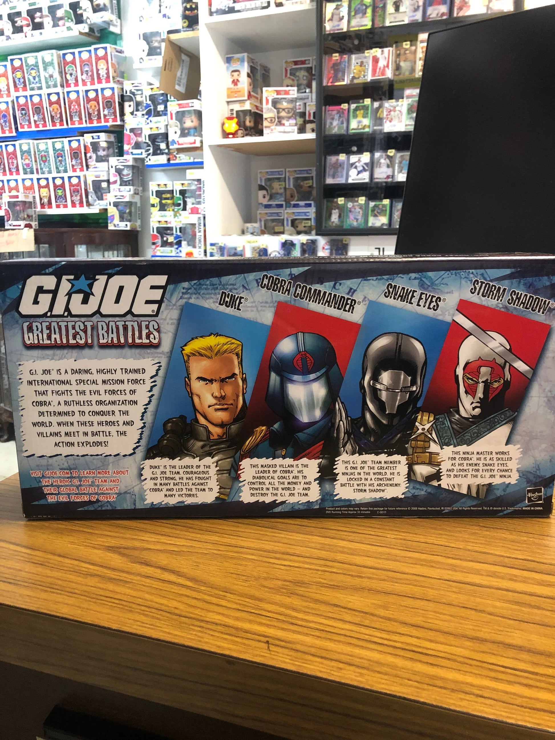 G.I.Joe Greatest Battles Dvd Cobra Commander Storm Shadow Snake Eyes Duke 4 Pk FRENLY BRICKS - Open 7 Days