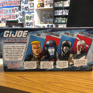 G.I.Joe Greatest Battles Dvd Cobra Commander Storm Shadow Snake Eyes Duke 4 Pk FRENLY BRICKS - Open 7 Days