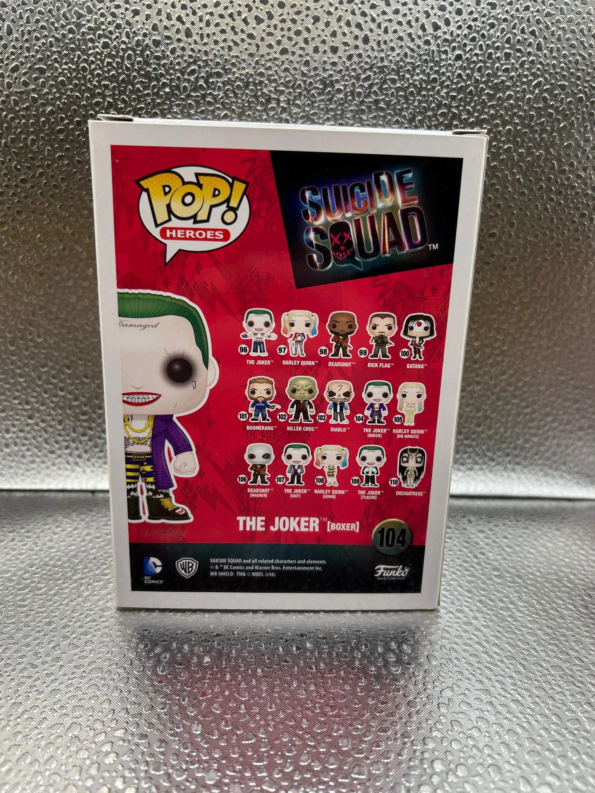 Funko Pop #104 Suicide Squad The Joker FRENLY BRICKS - Open 7 Days