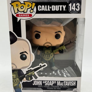 Funko POP! Games - Call Of Duty - John “Soap” McTavish #143 - Vinyl Collectable FRENLY BRICKS - Open 7 Days