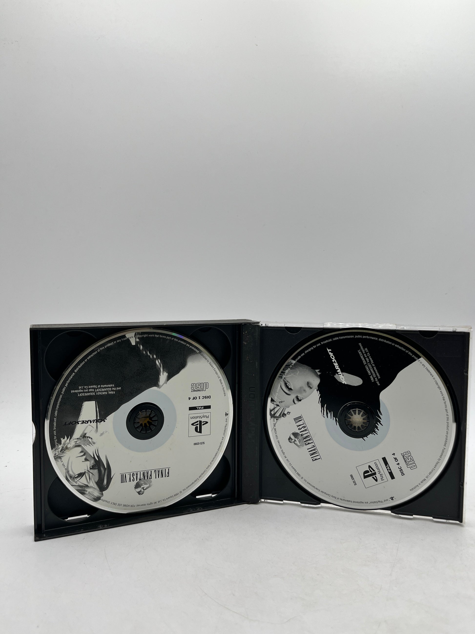 Final Fantasy VIII 8 Sony PlayStation 1 PS1 Video Game PAL 4 Disc Set VGC FRENLY BRICKS - Open 7 Days