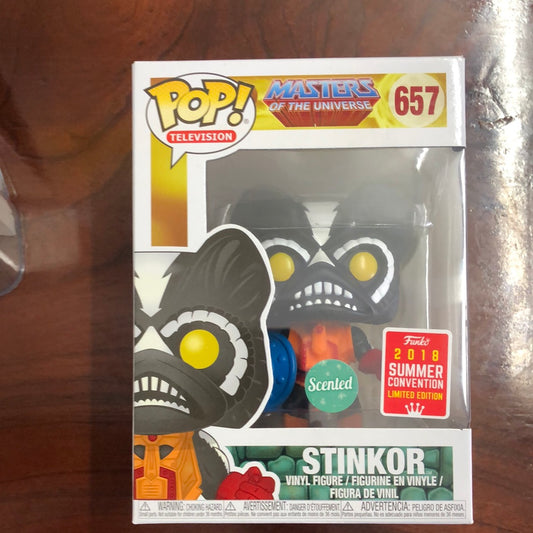 Masters of the Universe #657 Stinkor (Scented) Funko Pop 2018 Summer Con FRENLY BRICKS - Open 7 Days