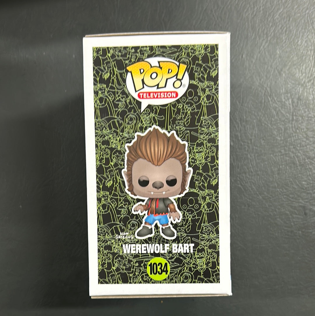 The Simpsons Werewolf Bart NYCC 2020 #1034 Funko POP FRENLY BRICKS - Open 7 Days