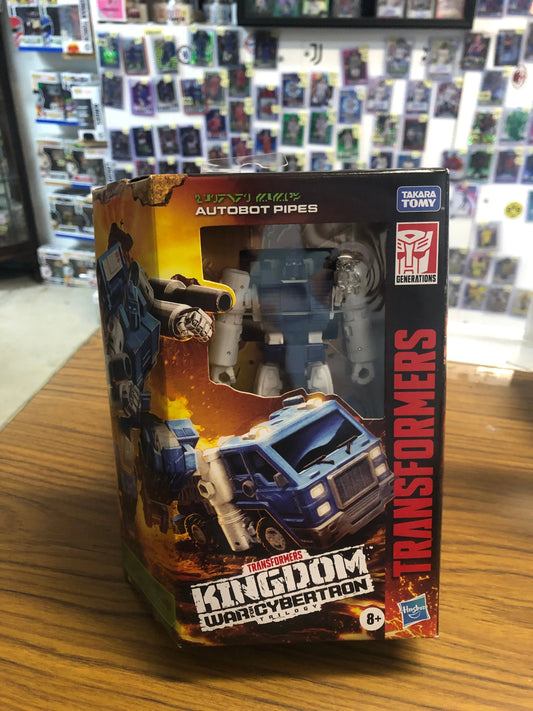 Transformers Kingdom War for Cybertron - Autobot Pipes - 2021 Hasbro FRENLY BRICKS - Open 7 Days